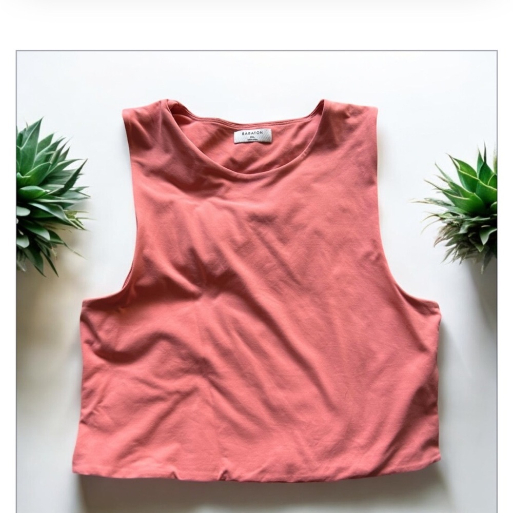 Babaton Aritzia Coral Pink Contour Muscle Tank-NWOT-Sz 2XL-Smoothing -Beautiful! - Picture 8 of 10